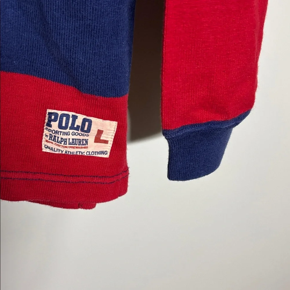 Vintage Polo Ralph Lauren Long Sleeve Rugby Polo Shirt USA